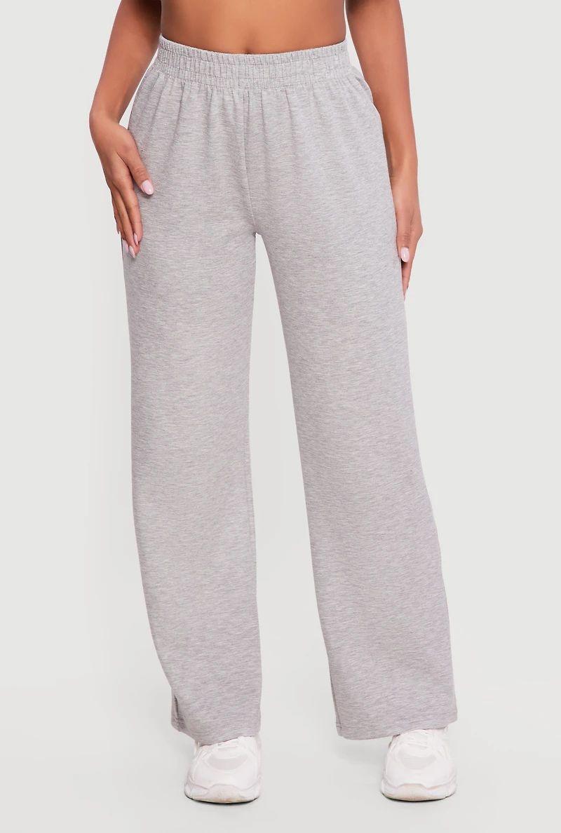 Elastic Waist Pull On Sweatpants