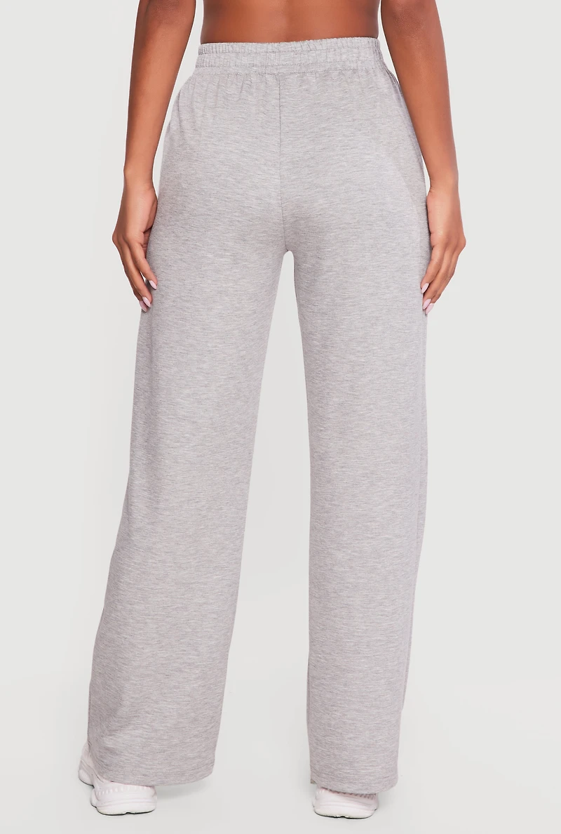 Elastic Waist Pull On Sweatpants
