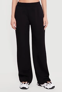 Mid Rise Pull On Pocket Pants