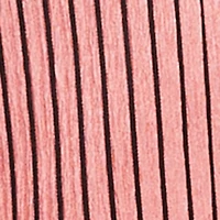 Plisse Striped Wide Leg Pants