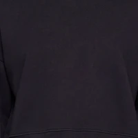 Cropped Long Sleeve Crew Neck Pullover Sweatshirt