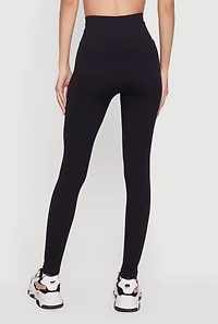 Seamless Compression Rib High Waisted Leggings