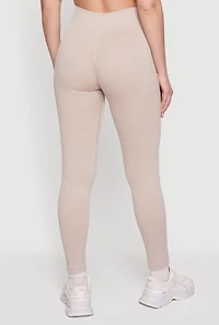Mineral Wash Seamless Ribbed High Waisted Leggings