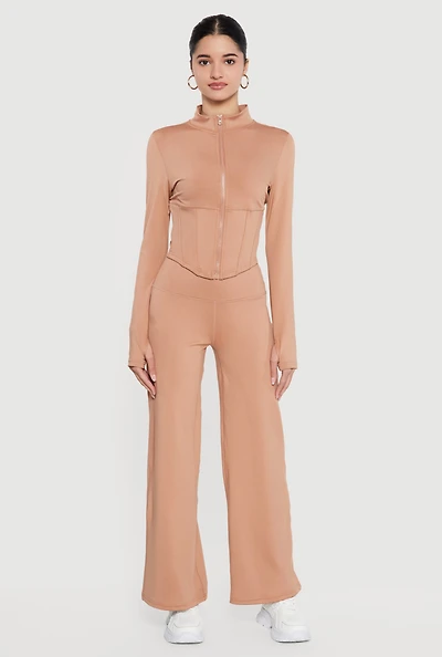 High Waisted Wide Leg Yoga Pants