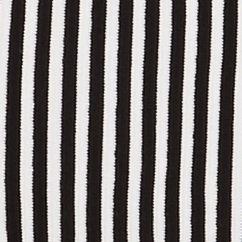 Striped Knot Front Knit Bandeau Top