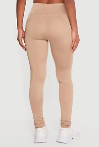 Solid High Waisted Active Leggings