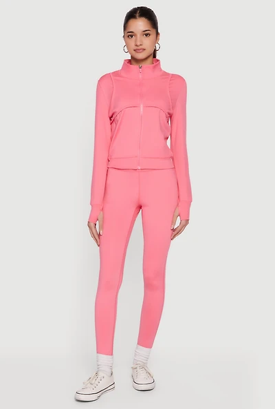 Wide Waist Yoga Leggings