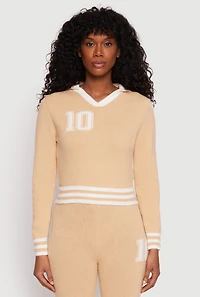 Daisy Johnny Collar 10 Graphic Sweater