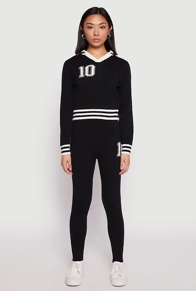 Daisy Brushed Knit 10 High Waisted Sweatpants