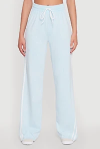 Womens Daisy Mineral Wash Drawstring Waist Active Pants,