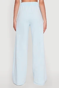 Womens Daisy Mineral Wash Drawstring Waist Active Pants,