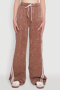 Daisy Mineral Wash Drawstring Waist Active Pants