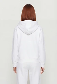 Long Sleeve Zip Front Drawstring Hoodie