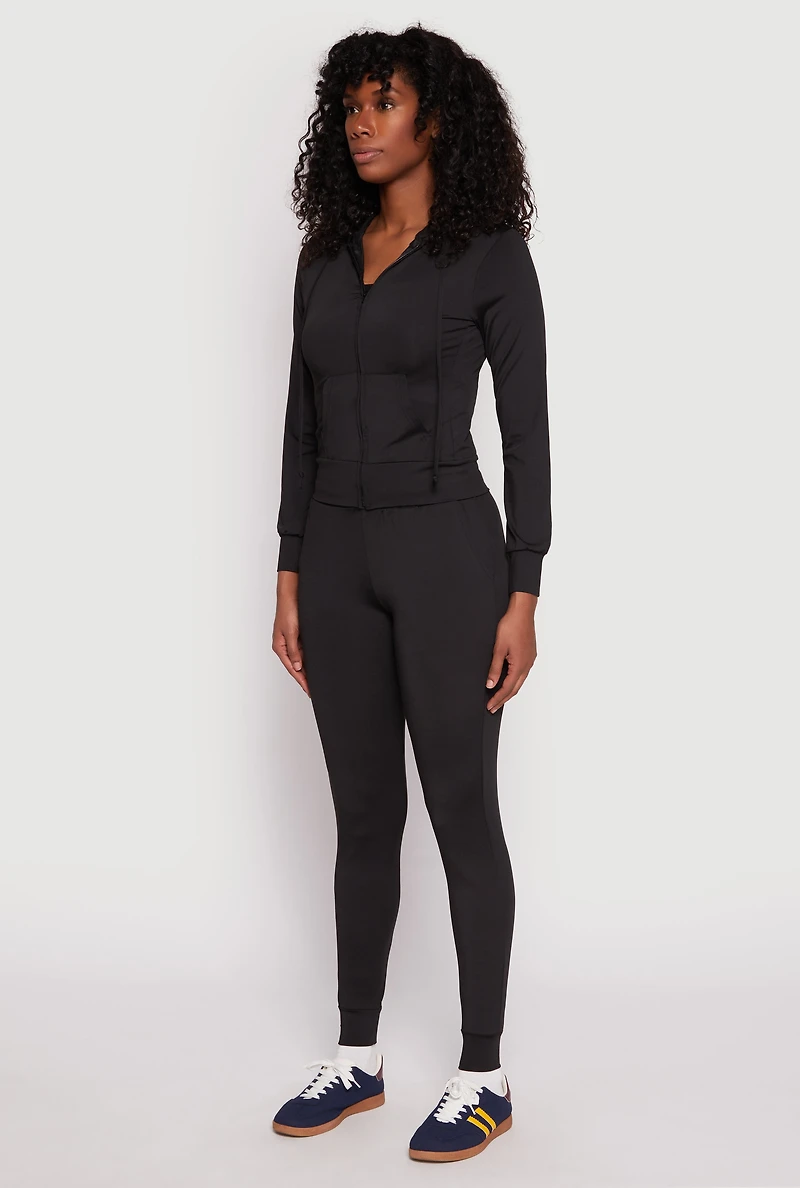 Daisy Soft Knit Front Zip Hoodie