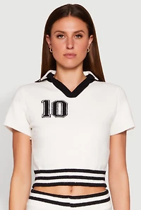 Daisy 10 Varsity Stripe Polo Shirt