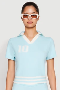 Daisy 10 Varsity Stripe Polo Shirt