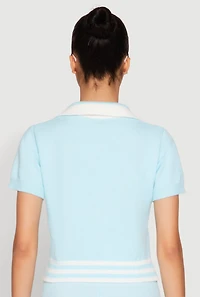 Womens Daisy 10 Varsity Stripe Polo Shirt,