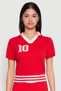 Daisy 10 Varsity Stripe Polo Shirt