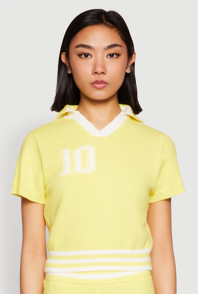 Daisy 10 Varsity Stripe Polo Shirt