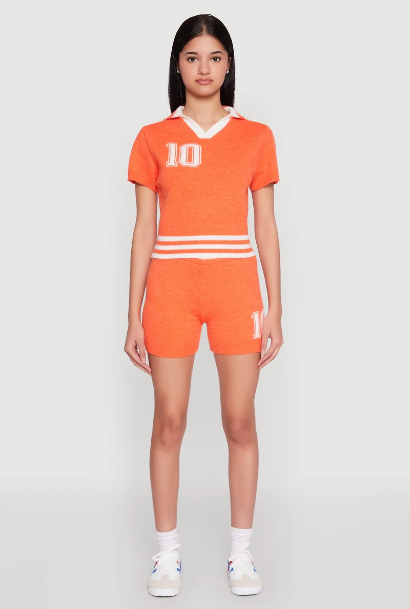 Womens Daisy 10 Varsity Stripe Polo Shirt,