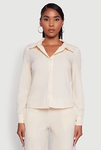 Daisy Nylon Classic Fit Long Sleeve Shirt