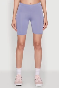 Womens Daisy Soft Knit Biker Shorts, M