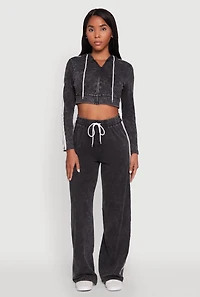 Womens Daisy Mineral Wash Varsity Stripe Pants, S