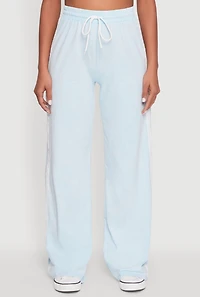 Womens Daisy Mineral Wash Varsity Stripe Pants,