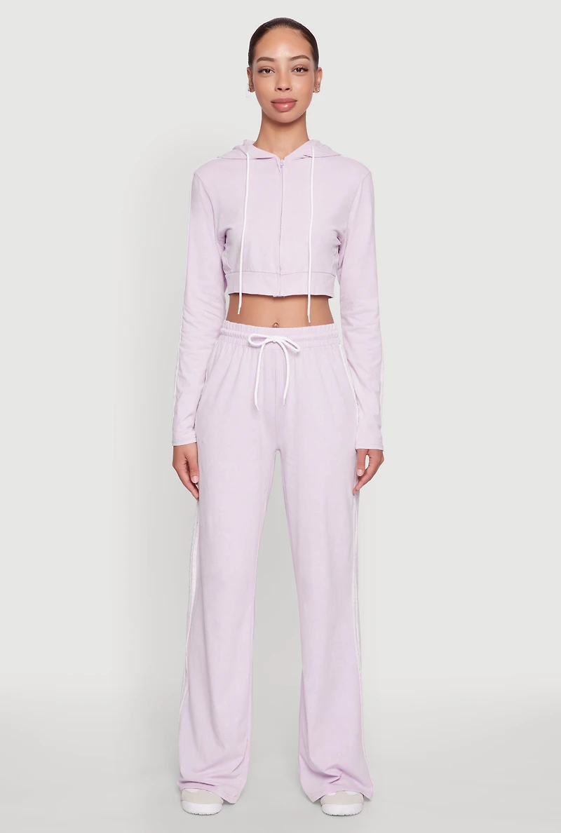 Daisy Mineral Wash Varsity Stripe Pants