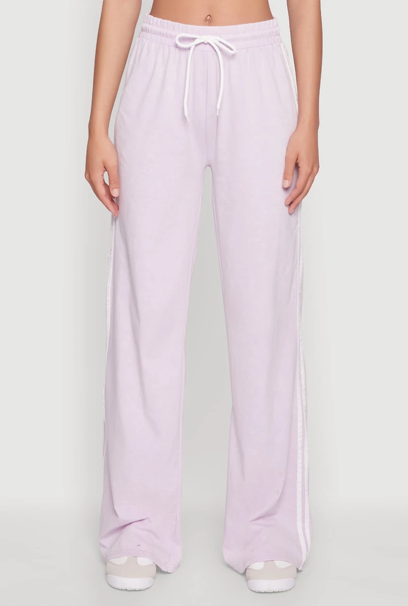 Daisy Mineral Wash Varsity Stripe Pants