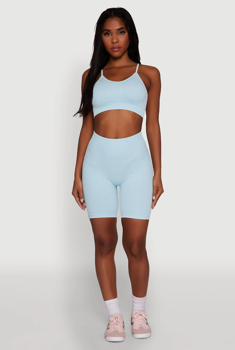 Womens Daisy Seamless Push Up Bralette with Removable Padding,