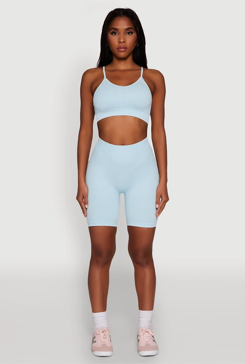 Womens Daisy Seamless Push Up Bralette with Removable Padding,