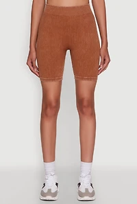 Womens Daisy Seamless High Waisted Bike Shorts for Activewear,