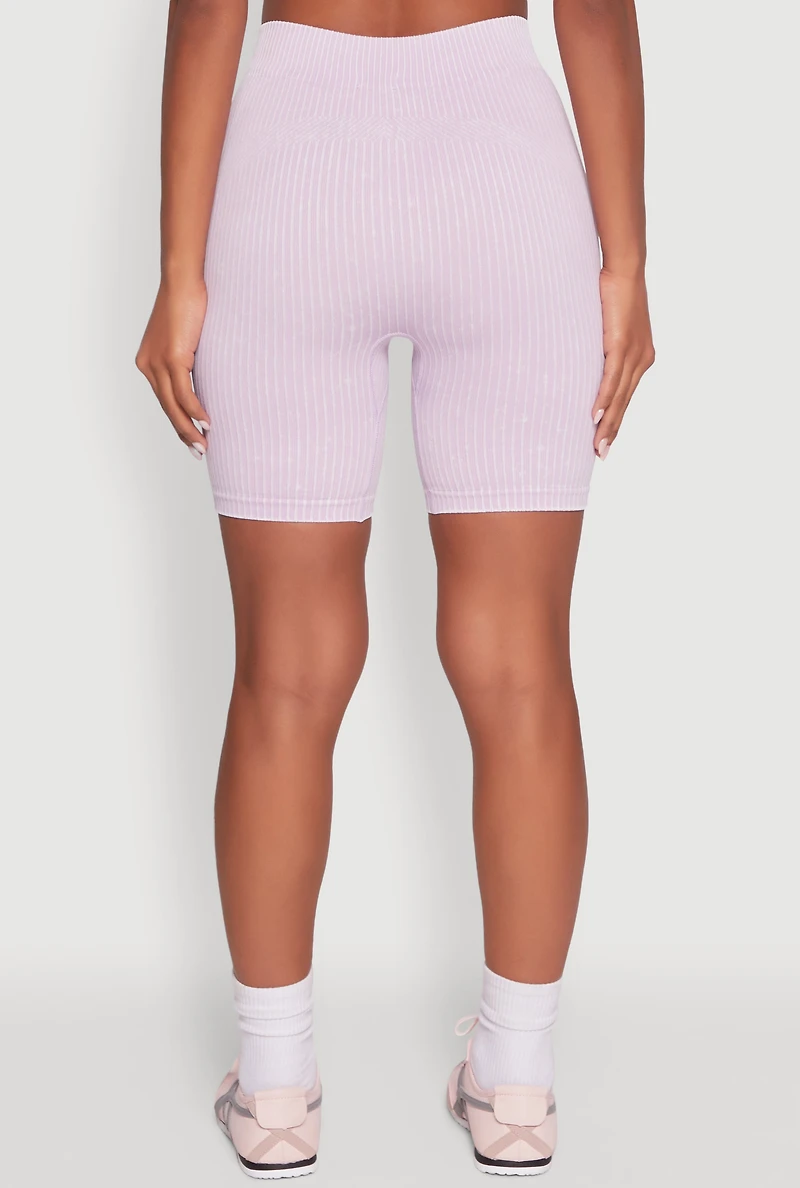 Daisy Seamless High Waisted Bike Shorts for Activewear