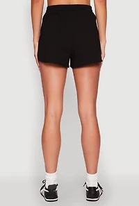 Womens Daisy High Waisted Dolphin Shorts,