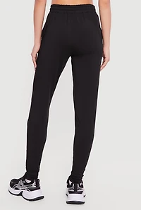 Trendy Mid Rise Drawstring Waist Joggers