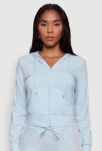 Womens Daisy Mineral Wash Varsity Stripe Hooded Sweatshirt,