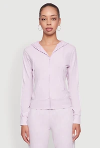 Daisy Mineral Wash Varsity Stripe Hooded Sweatshirt