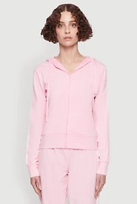 Daisy Mineral Wash Varsity Stripe Hooded Sweatshirt