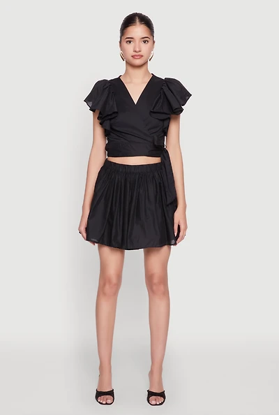 Womens Haute Monde Pleated Skirt,