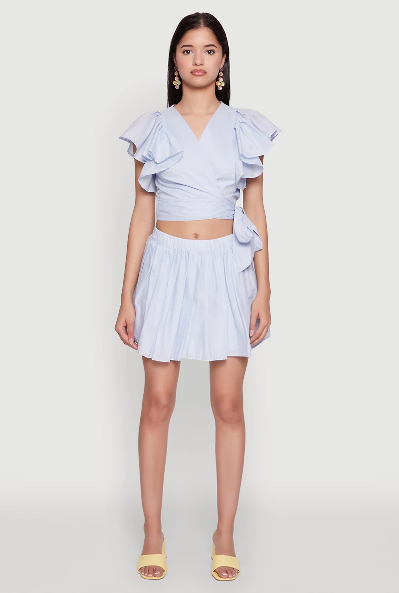 Womens Haute Monde Pleated Skirt, S