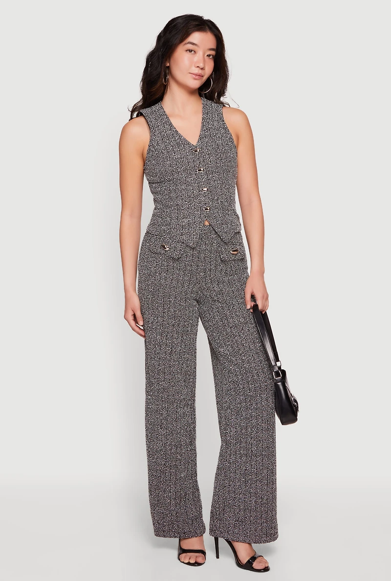 Boucle Tailored Waistcoat