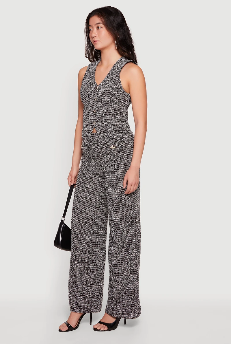 Boucle Tailored Waistcoat
