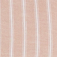 Striped V-Neck Button Front Long Sleeve Shirt