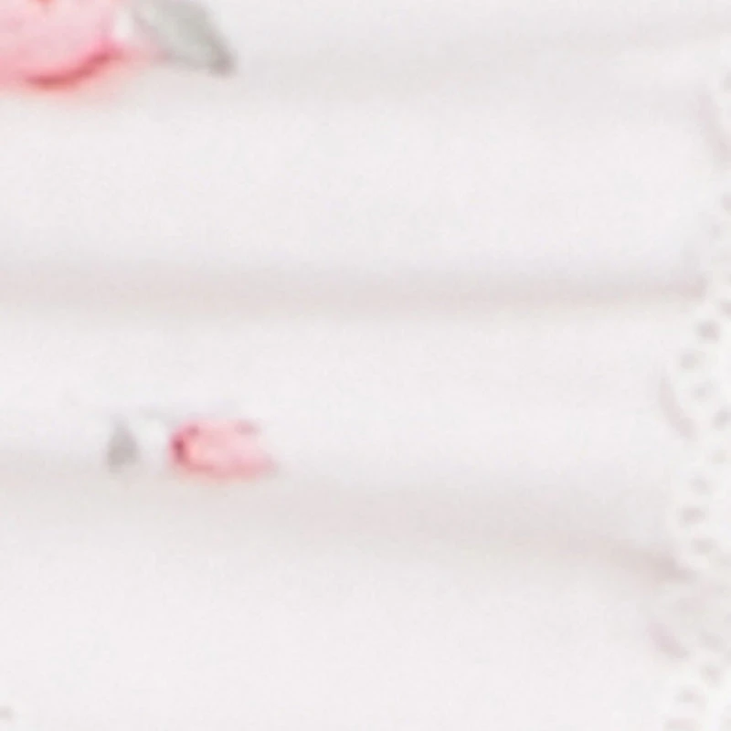 Iris Floral Print Lace Detail Cropped Tube Top