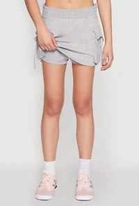 Womens Iris Fleece Cargo Skort, M