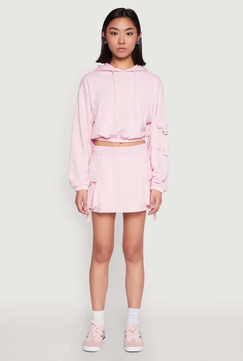 Iris Fleece Cargo Skort