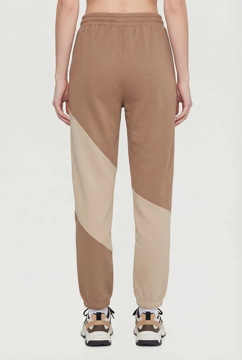 Two Tone Fleece Sweatpants