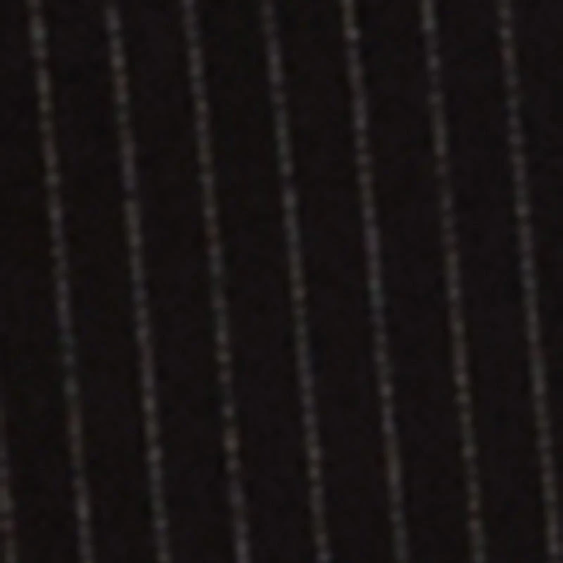 Haute Monde Pinstripe Button Detail Pleated Skort