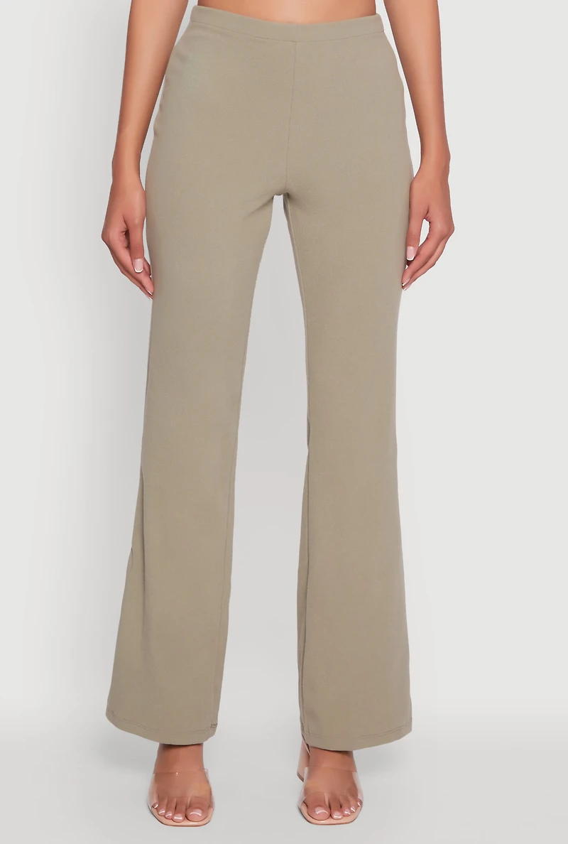 Haute Monde Brushed Knit Boot Cut Pants